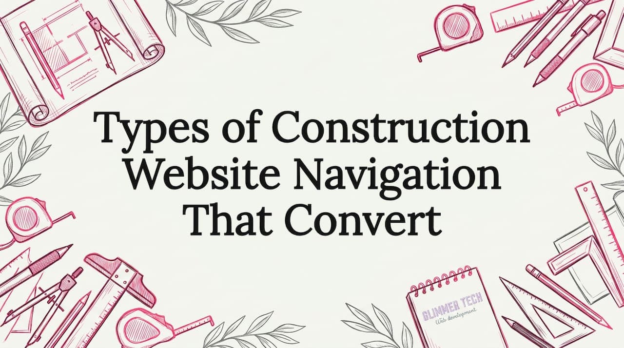 Types of Construction Website Navigation That Convert