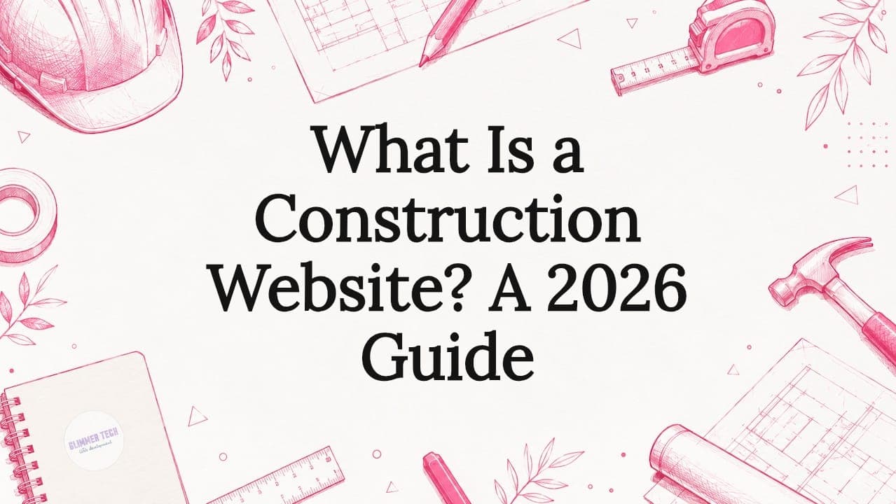 What Is a Construction Website? A 2026 Guide